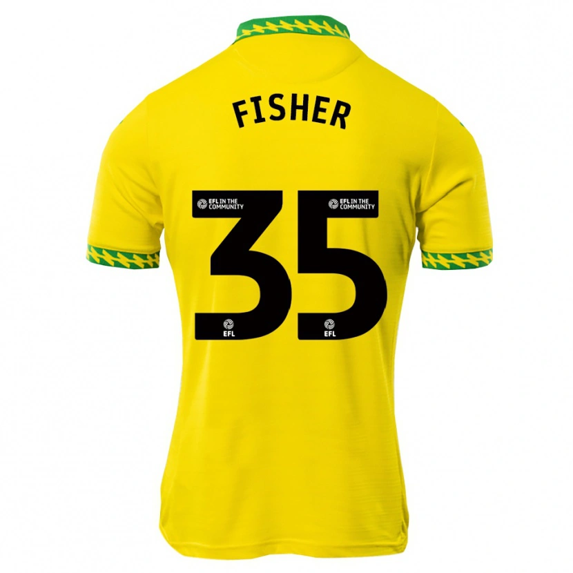 Danxen Criança Camisola Kellen Fisher #35 Branco Verde Principal 2025/26 Camisa Brasil