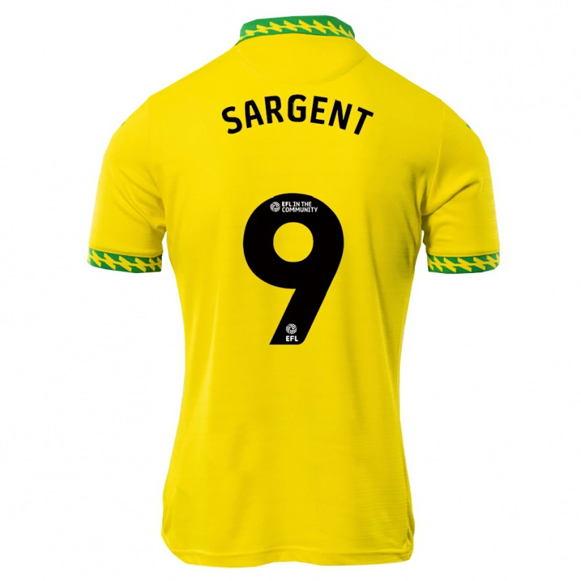 Danxen Criança Camisola Josh Sargent #9 Branco Verde Principal 2025/26 Camisa Brasil