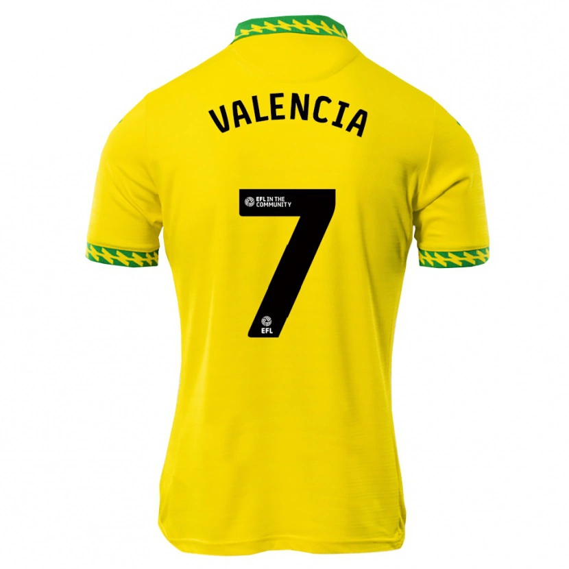 Danxen Criança Camisola Hugo Valencia #7 Branco Verde Principal 2025/26 Camisa Brasil