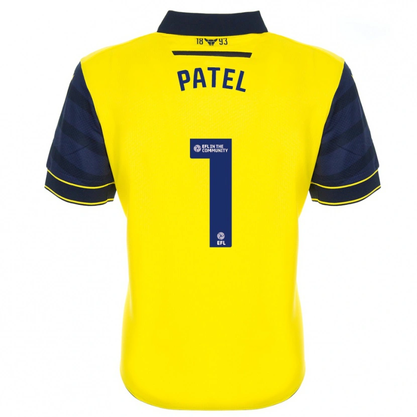 Danxen Criança Camisola Ajae Patel #1 Amarelo Azul Marinho Principal 2025/26 Camisa Brasil