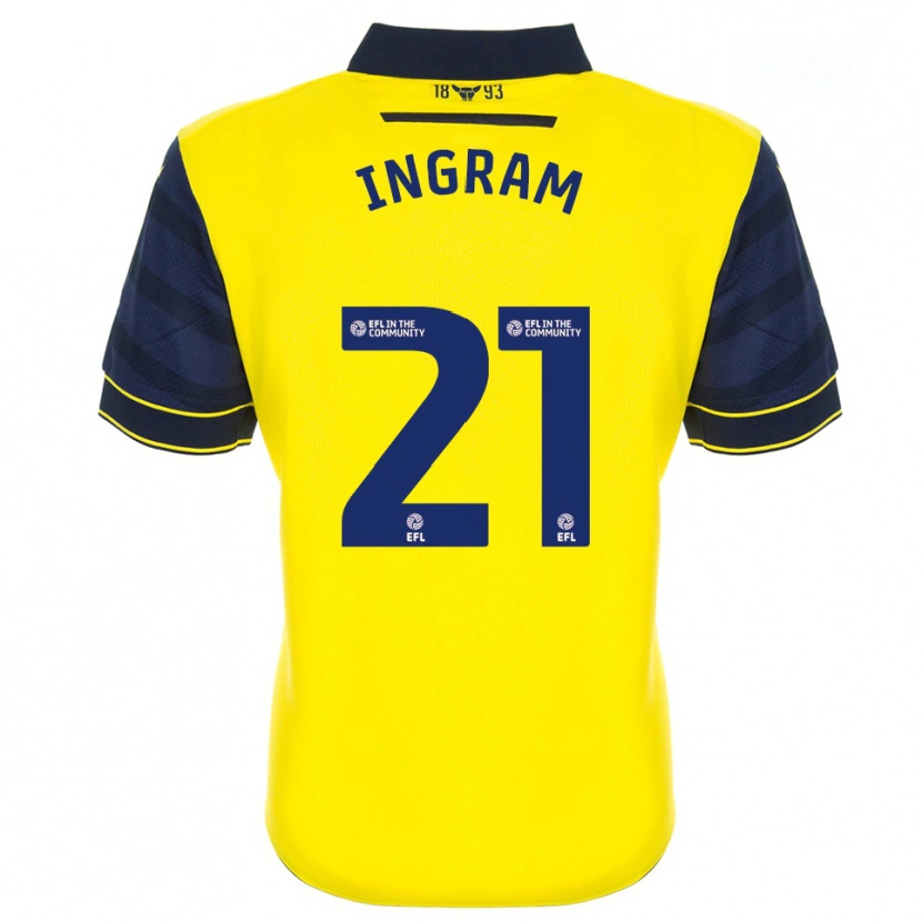 Danxen Criança Camisola Matt Ingram #21 Amarelo Azul Marinho Principal 2025/26 Camisa Brasil