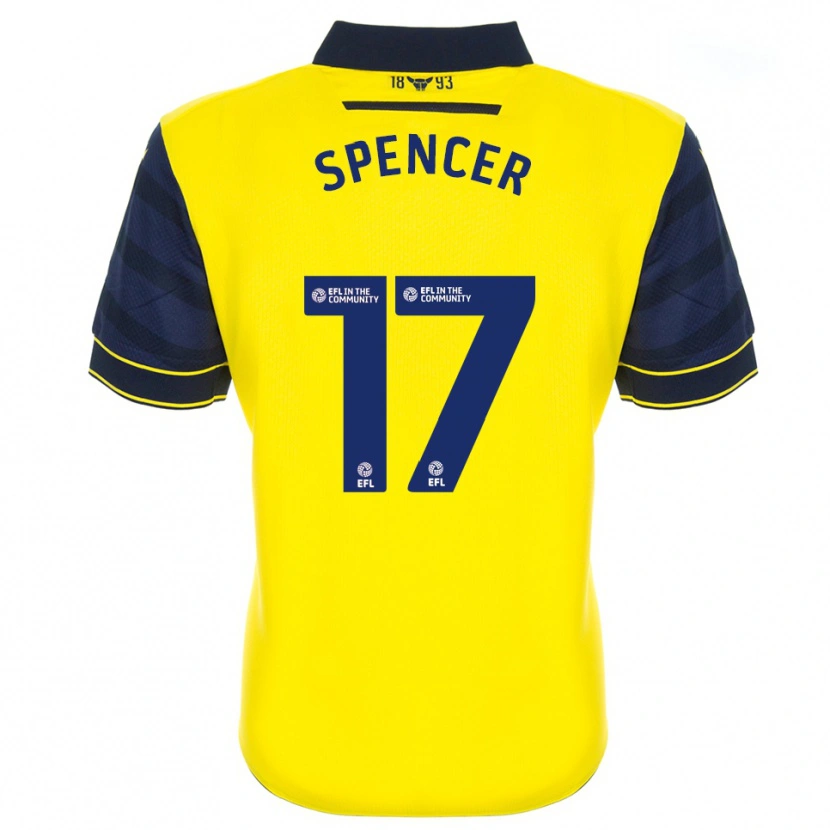 Danxen Criança Camisola Brodie Spencer #17 Amarelo Azul Marinho Principal 2025/26 Camisa Brasil