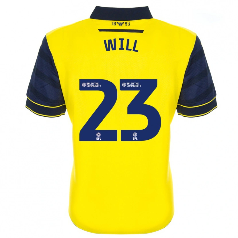 Danxen Criança Camisola Merrick Will #23 Amarelo Azul Marinho Principal 2025/26 Camisa Brasil