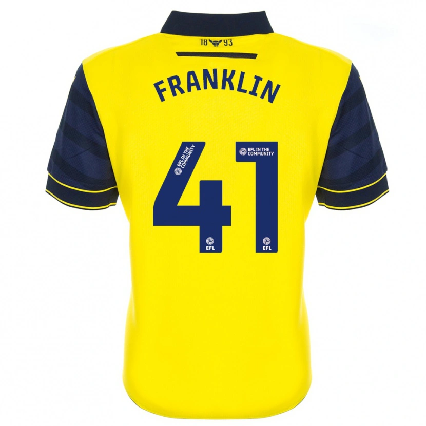 Danxen Criança Camisola George Franklin #41 Amarelo Azul Marinho Principal 2025/26 Camisa Brasil
