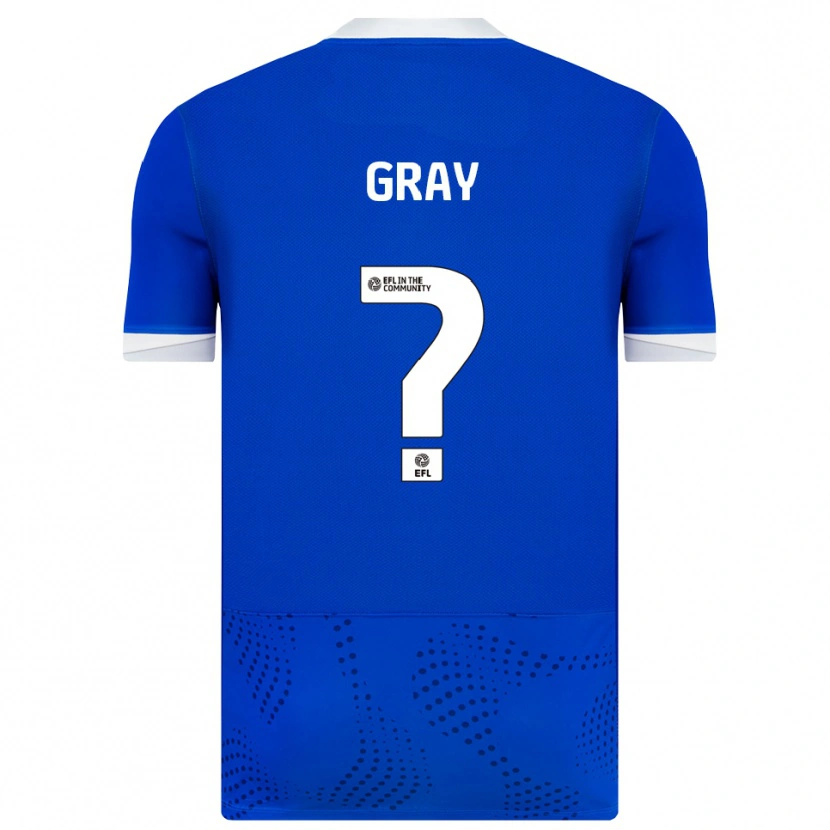 Danxen Criança Camisola Jessica Gray #0 Azul Branco Principal 2025/26 Camisa Brasil