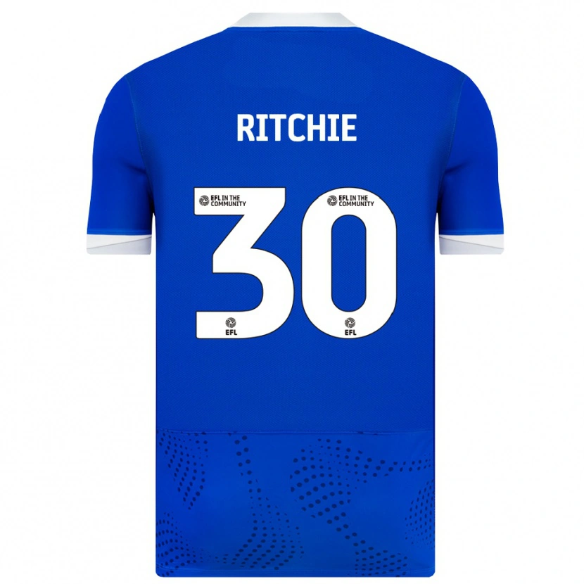 Danxen Criança Camisola Matt Ritchie #30 Azul Branco Principal 2025/26 Camisa Brasil