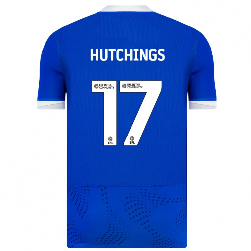 Danxen Criança Camisola Annie Hutchings #17 Azul Branco Principal 2025/26 Camisa Brasil
