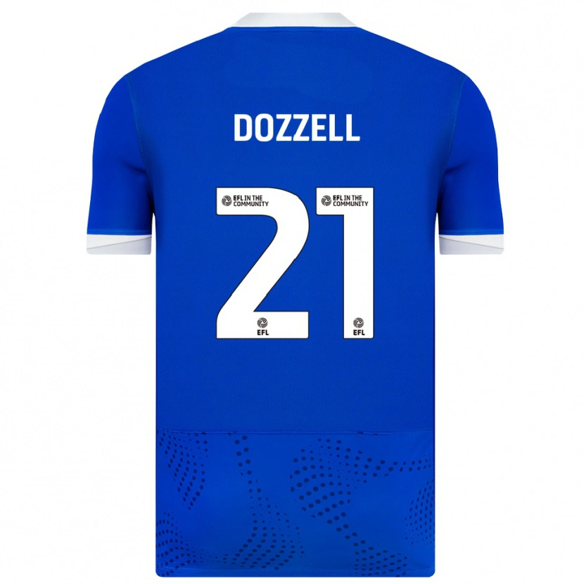 Danxen Criança Camisola Andre Dozzell #21 Azul Branco Principal 2025/26 Camisa Brasil