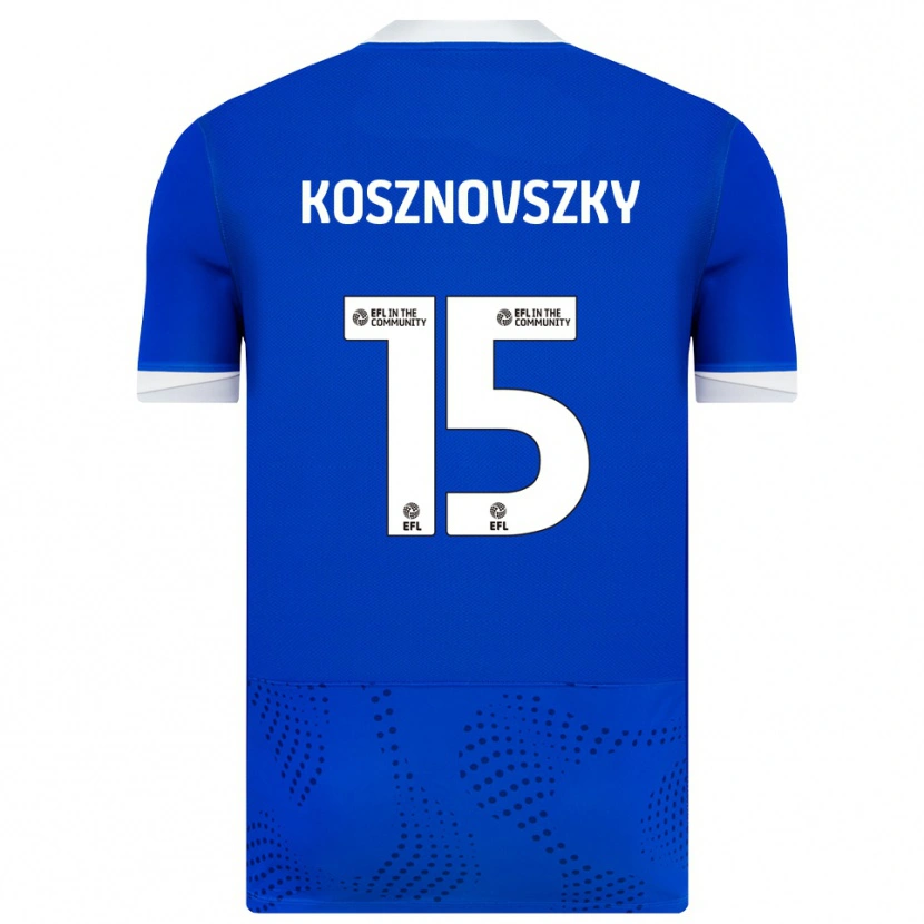 Danxen Criança Camisola Márk Kosznovszky #15 Azul Branco Principal 2025/26 Camisa Brasil