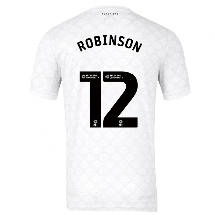 Danxen Criança Camisola Ben Robinson #12 Branco Vermelho Principal 2025/26 Camisa Brasil