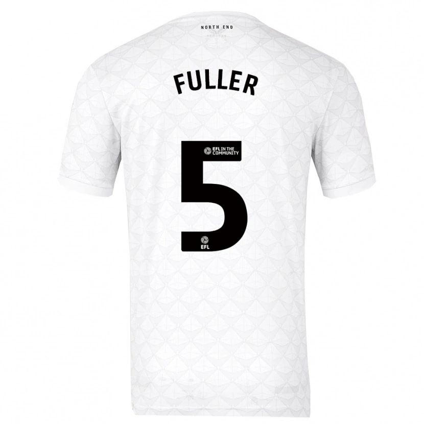 Danxen Criança Camisola Olivia Fuller #5 Branco Vermelho Principal 2025/26 Camisa Brasil