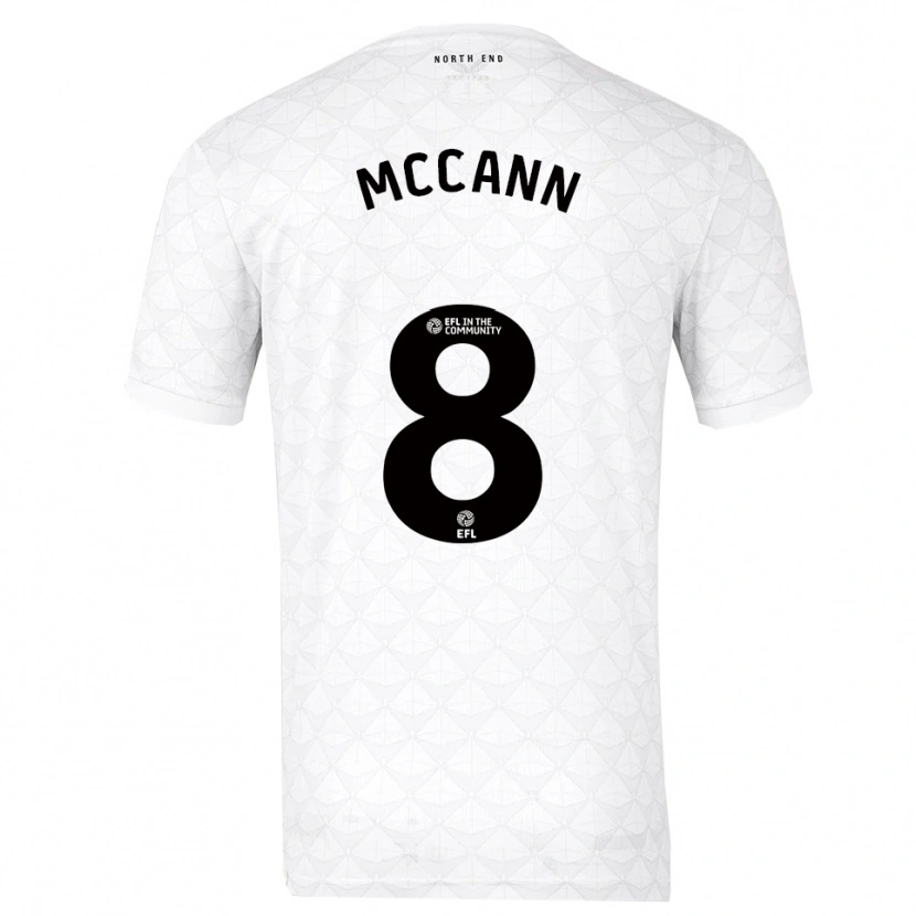 Danxen Criança Camisola Ali Mccann #8 Branco Vermelho Principal 2025/26 Camisa Brasil