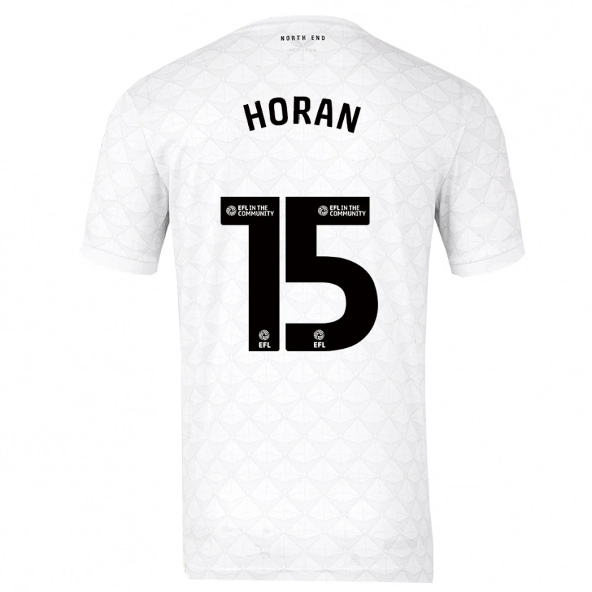 Danxen Criança Camisola Ellis Horan #15 Branco Vermelho Principal 2025/26 Camisa Brasil