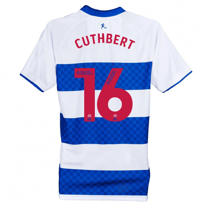 Danxen Criança Camisola Gabriel Cuthbert #16 Azul Branco Principal 2025/26 Camisa Brasil