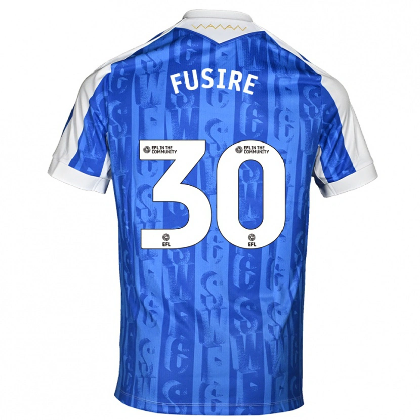 Danxen Criança Camisola Sean Fusire #30 Azul Branco Principal 2025/26 Camisa Brasil