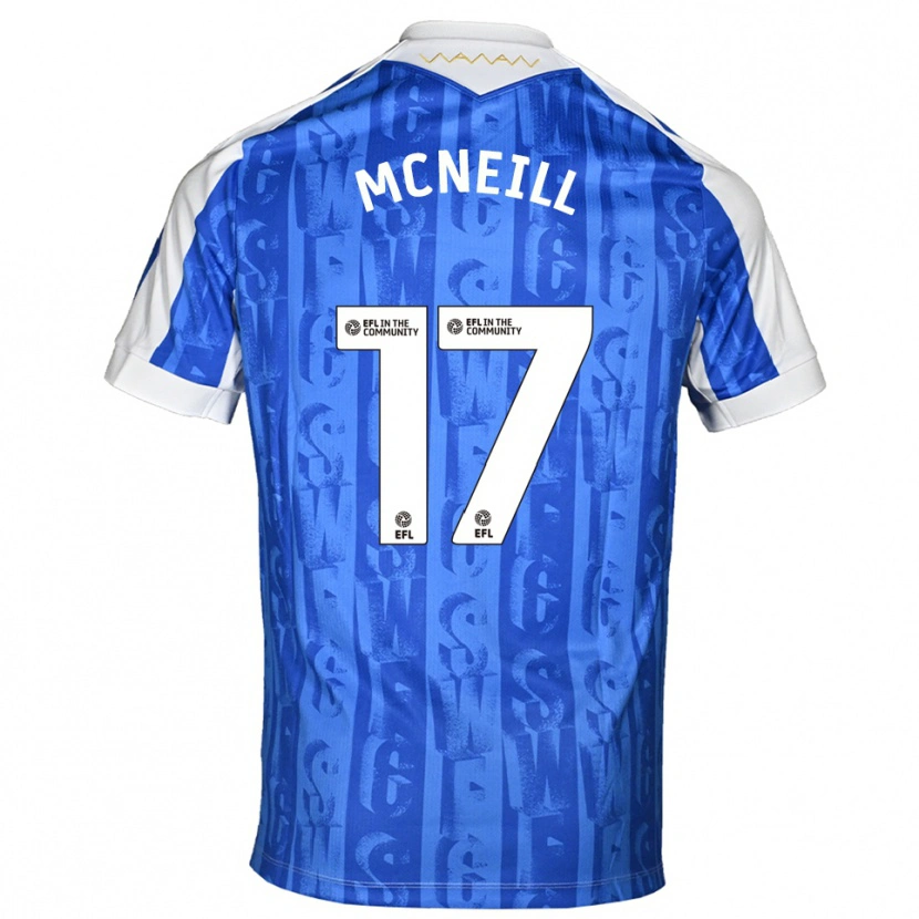Danxen Criança Camisola Charlie Mcneill #17 Azul Branco Principal 2025/26 Camisa Brasil