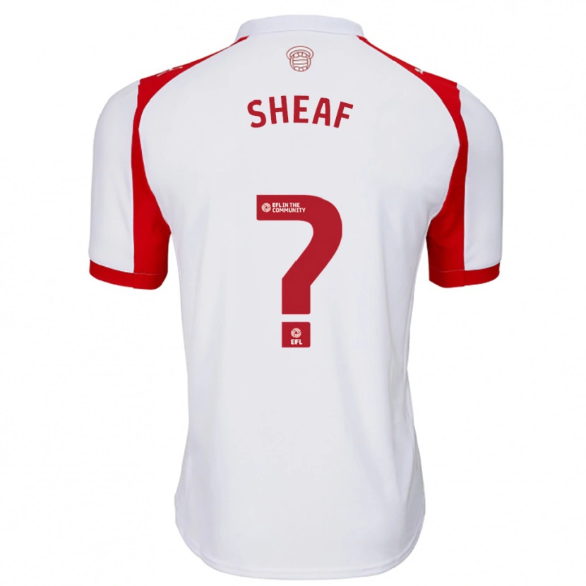 Danxen Criança Camisola Ben Sheaf #0 Branco Vermelho Principal 2025/26 Camisa Brasil