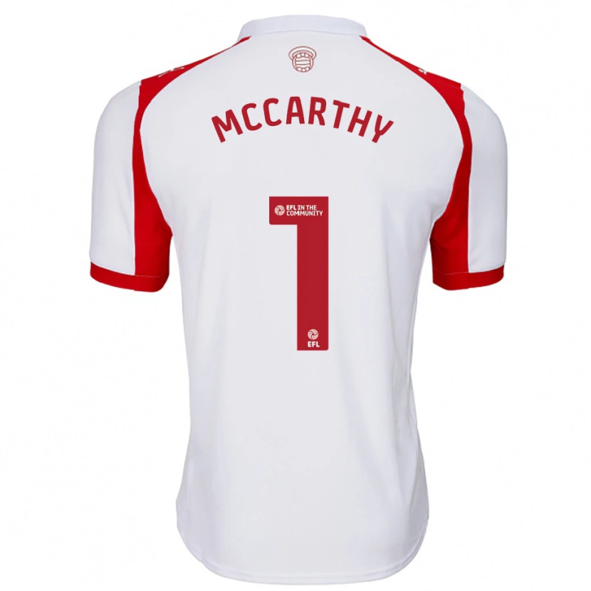 Danxen Criança Camisola Alex Mccarthy #1 Branco Vermelho Principal 2025/26 Camisa Brasil