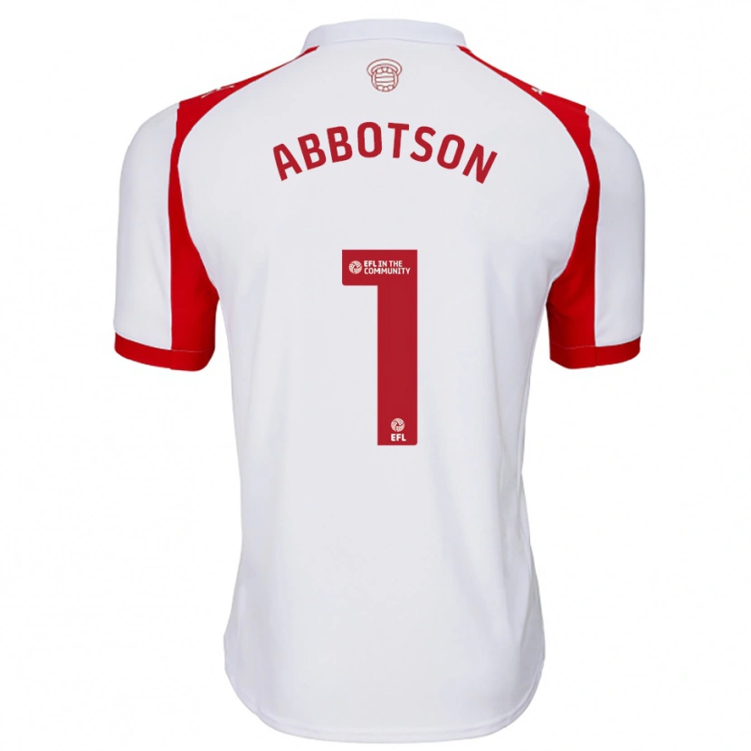 Danxen Criança Camisola Oscar Abbotson #1 Branco Vermelho Principal 2025/26 Camisa Brasil