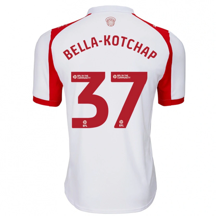 Danxen Criança Camisola Armel Bella-Kotchap #37 Branco Vermelho Principal 2025/26 Camisa Brasil