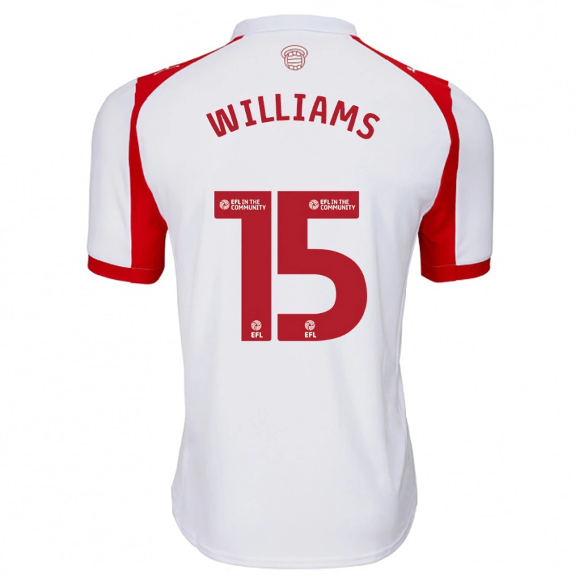 Danxen Criança Camisola Barnaby Williams #15 Branco Vermelho Principal 2025/26 Camisa Brasil
