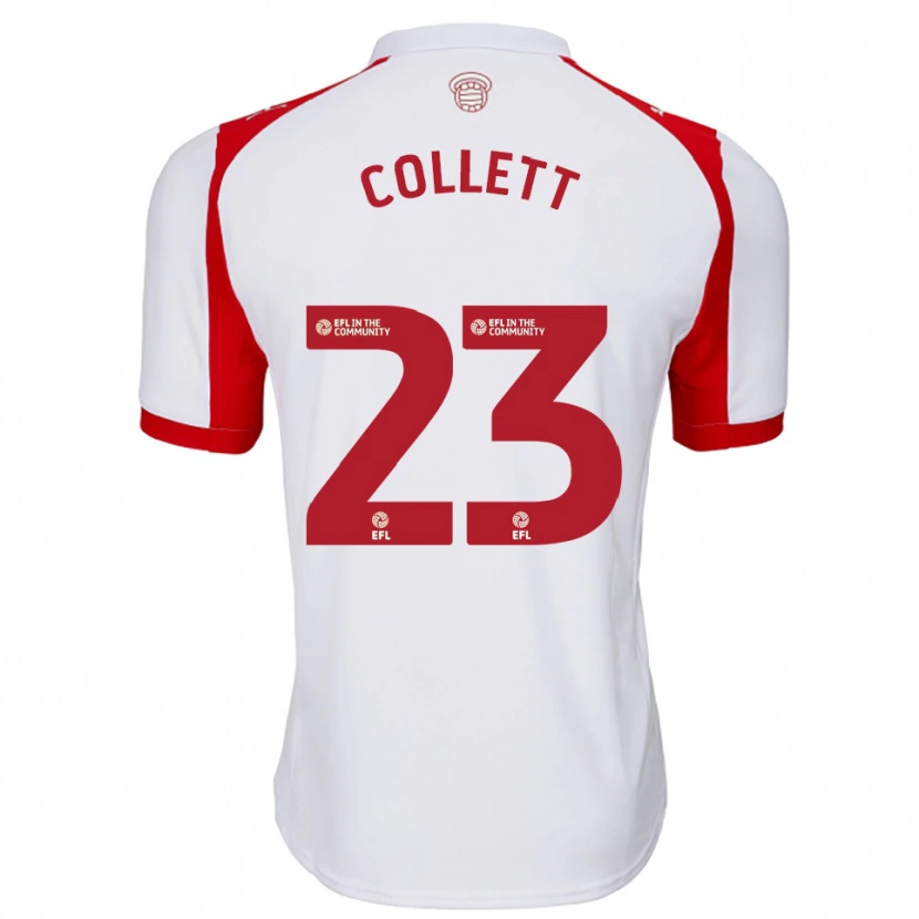 Danxen Criança Camisola Megan Collett #23 Branco Vermelho Principal 2025/26 Camisa Brasil