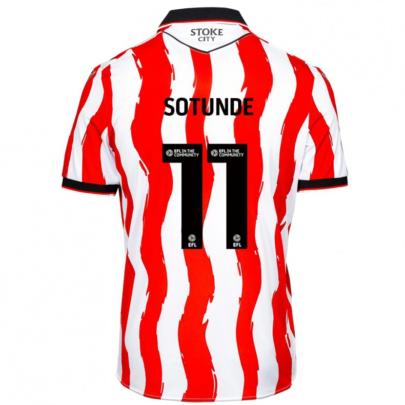 Danxen Criança Camisola Sultan Sotunde #11 Branco Vermelho Principal 2025/26 Camisa Brasil