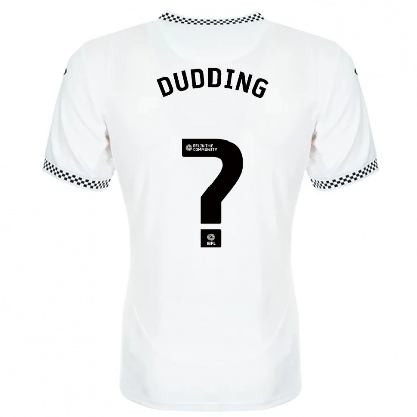 Danxen Criança Camisola Isaac Dudding #0 Branco Laranja Principal 2025/26 Camisa Brasil