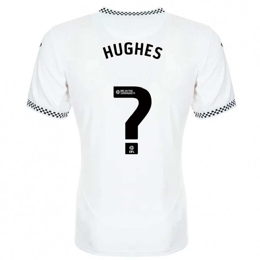 Danxen Criança Camisola Alffi Hughes #0 Branco Laranja Principal 2025/26 Camisa Brasil
