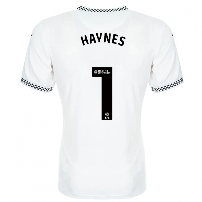 Danxen Criança Camisola Charlie Haynes #1 Branco Laranja Principal 2025/26 Camisa Brasil