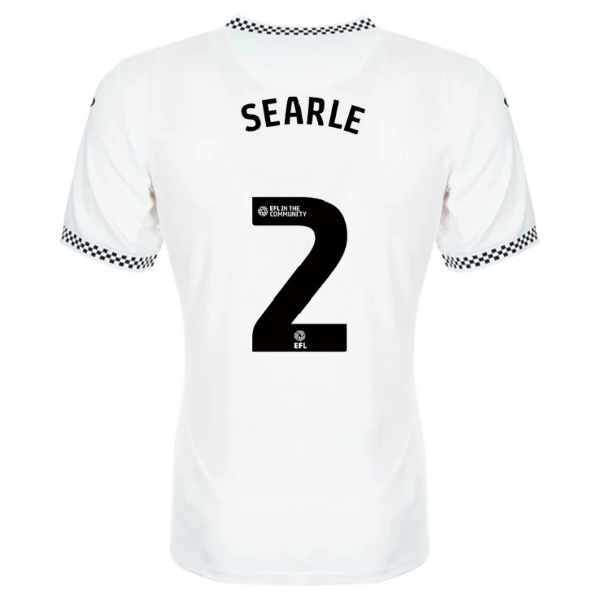 Danxen Criança Camisola Thomas Searle #2 Branco Laranja Principal 2025/26 Camisa Brasil