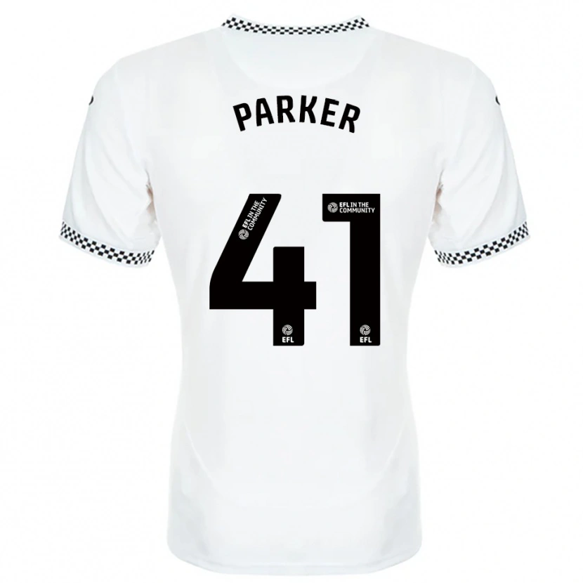 Danxen Criança Camisola Sam Parker #41 Branco Laranja Principal 2025/26 Camisa Brasil