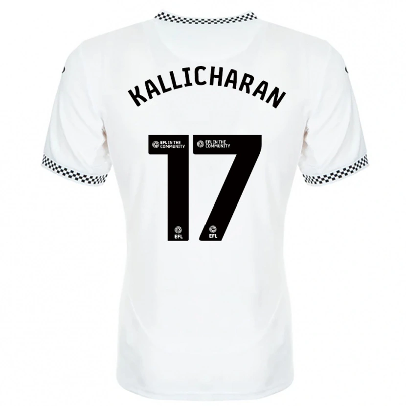 Danxen Criança Camisola Josiah Kallicharan #17 Branco Laranja Principal 2025/26 Camisa Brasil