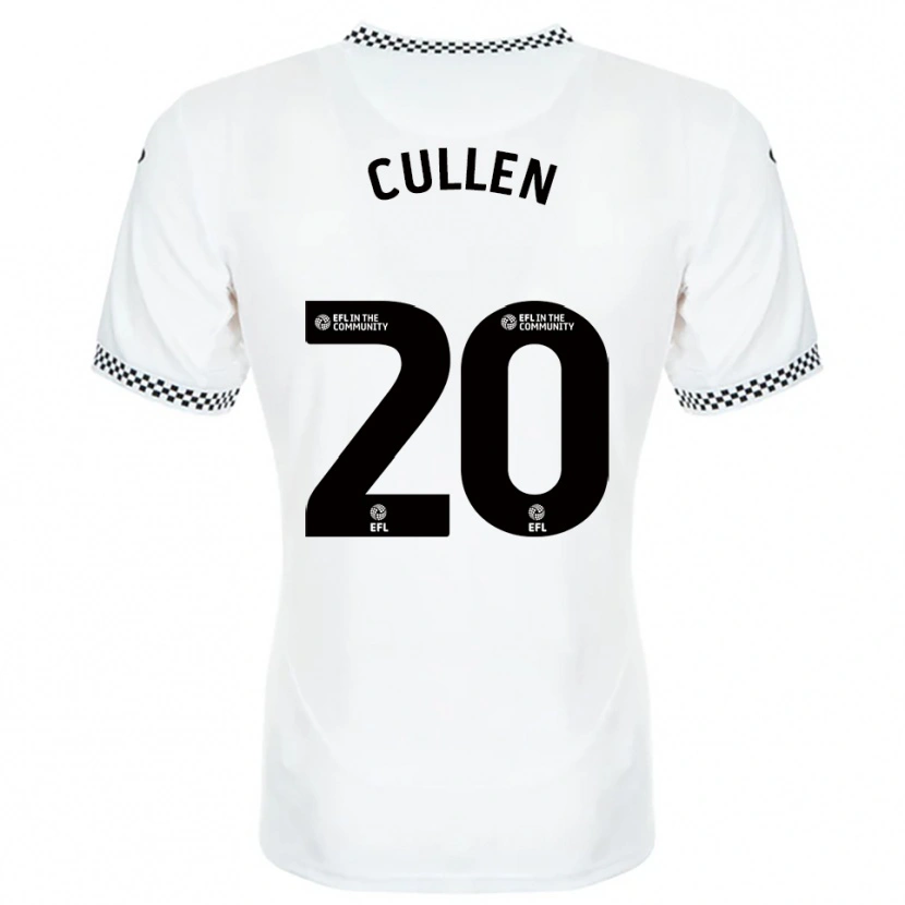 Danxen Criança Camisola Liam Cullen #20 Branco Laranja Principal 2025/26 Camisa Brasil