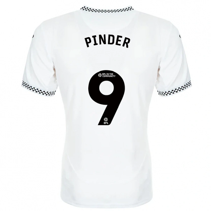Danxen Criança Camisola Robyn Pinder #9 Branco Laranja Principal 2025/26 Camisa Brasil