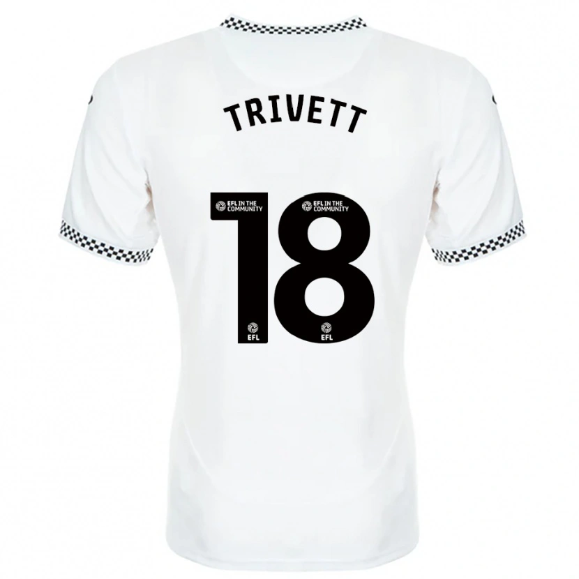 Danxen Criança Camisola Taite Trivett #18 Branco Laranja Principal 2025/26 Camisa Brasil