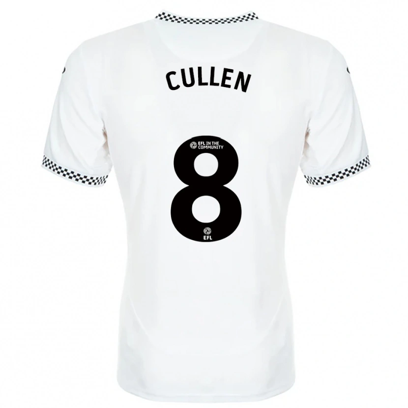 Danxen Criança Camisola Rachel Cullen #8 Branco Laranja Principal 2025/26 Camisa Brasil