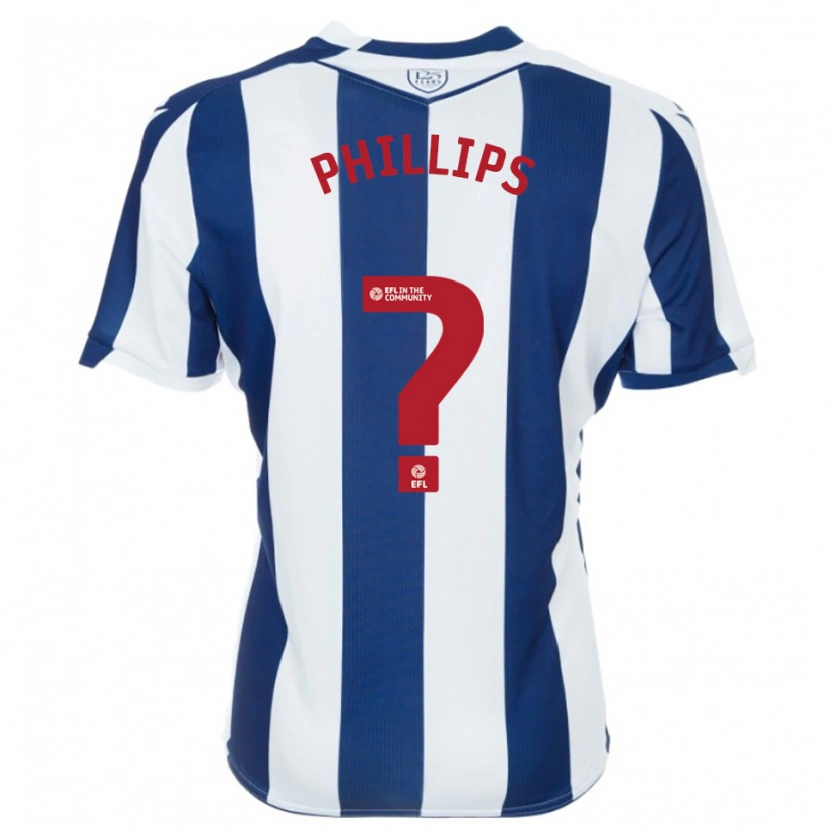 Danxen Criança Camisola Narel Phillips #0 Azul Marinho Branco Principal 2025/26 Camisa Brasil