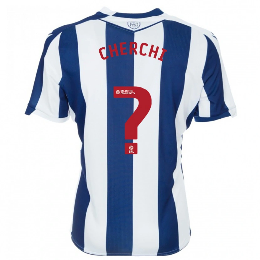 Danxen Criança Camisola Fran Cherchi #0 Azul Marinho Branco Principal 2025/26 Camisa Brasil
