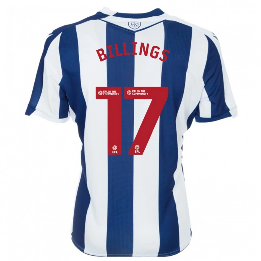 Danxen Criança Camisola Frazer Billings #17 Azul Marinho Branco Principal 2025/26 Camisa Brasil
