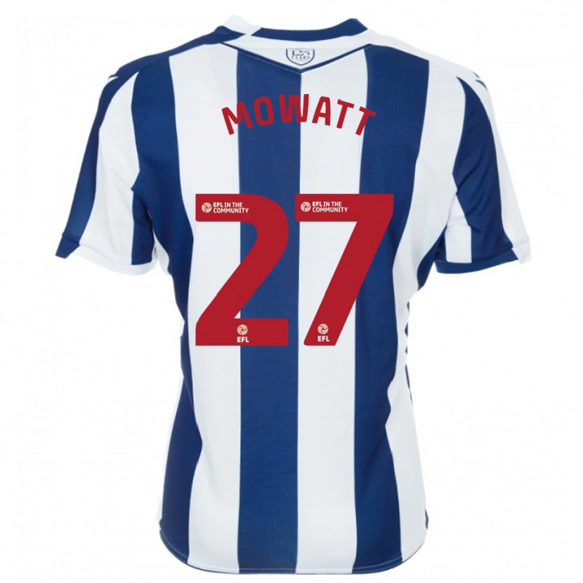Danxen Criança Camisola Alex Mowatt #27 Azul Marinho Branco Principal 2025/26 Camisa Brasil