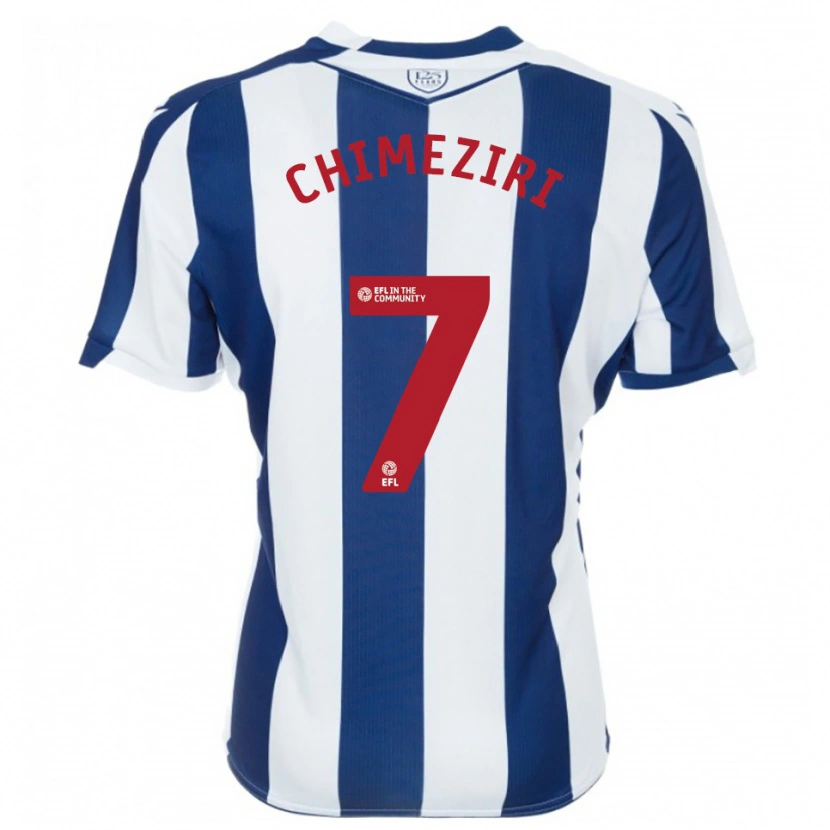 Danxen Criança Camisola Dan Chimeziri #7 Azul Marinho Branco Principal 2025/26 Camisa Brasil
