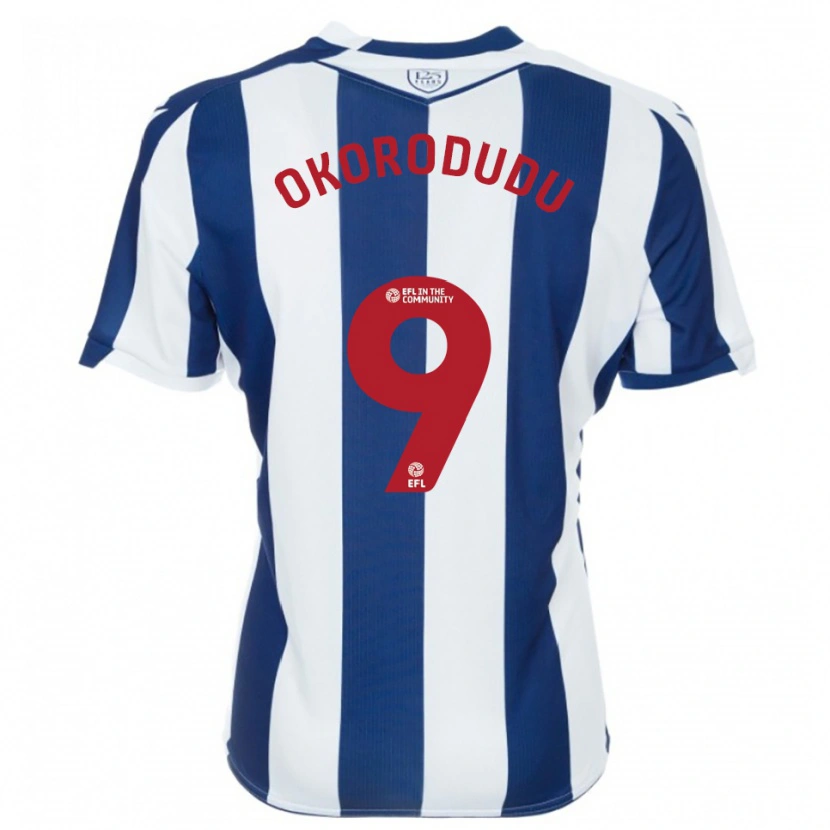 Danxen Criança Camisola Adam Okorodudu #9 Azul Marinho Branco Principal 2025/26 Camisa Brasil