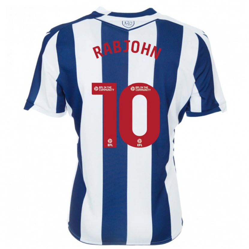 Danxen Criança Camisola Olivia Rabjohn #10 Azul Marinho Branco Principal 2025/26 Camisa Brasil