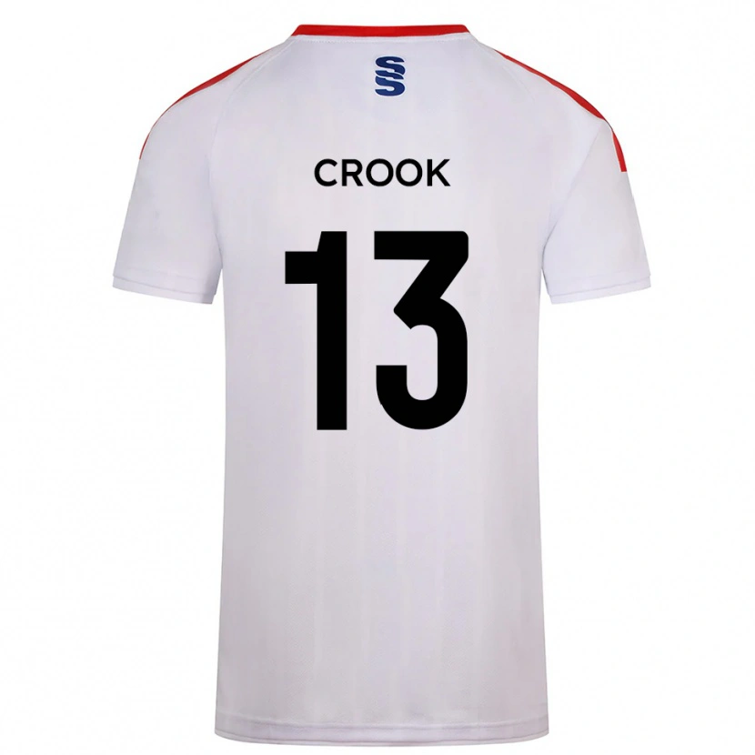 Danxen Criança Camisola Millie Crook #13 Branco Azul Marinho Principal 2025/26 Camisa Brasil