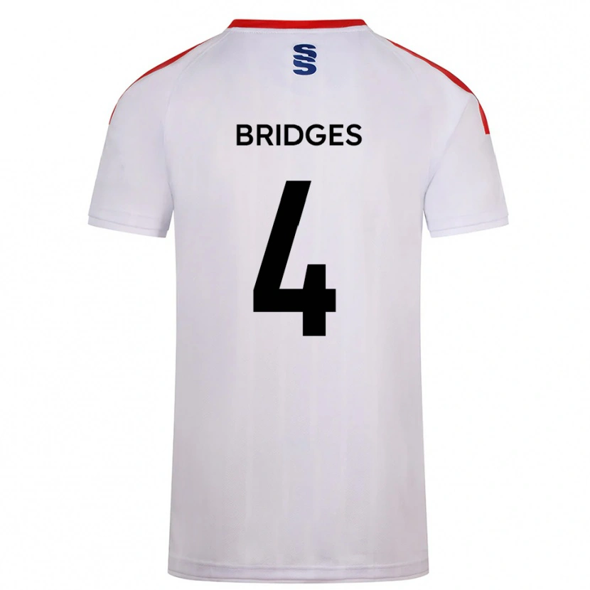 Danxen Criança Camisola Jacob Bridges #4 Branco Azul Marinho Principal 2025/26 Camisa Brasil