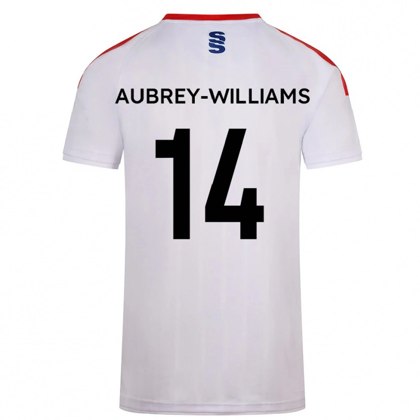 Danxen Criança Camisola Harrison Aubrey-Williams #14 Branco Azul Marinho Principal 2025/26 Camisa Brasil