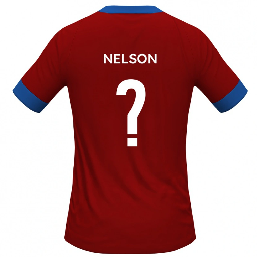 Danxen Criança Camisola Toby Nelson #0 Vermelho Azul Principal 2025/26 Camisa Brasil