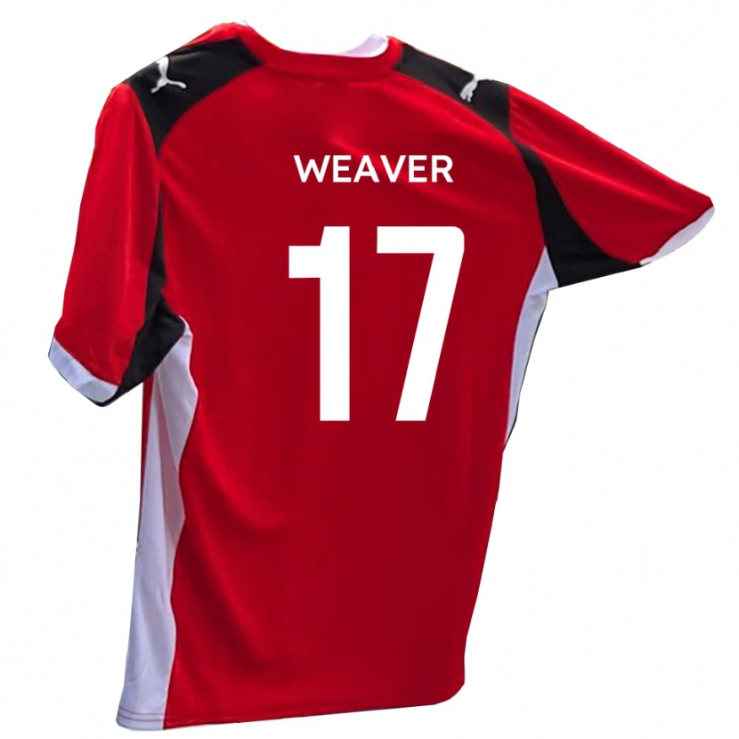 Danxen Criança Camisola Lucas Weaver #17 Vermelho Branco Principal 2025/26 Camisa Brasil