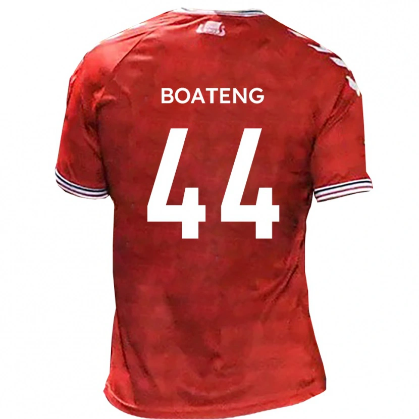Danxen Criança Camisola Hiram Boateng #44 Vermelho Branco Principal 2025/26 Camisa Brasil